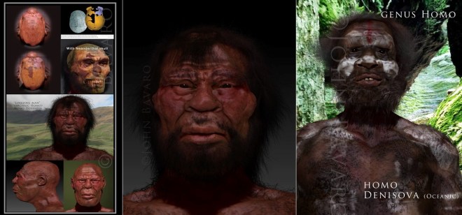 Paleoart John Bavaro. Denisovan