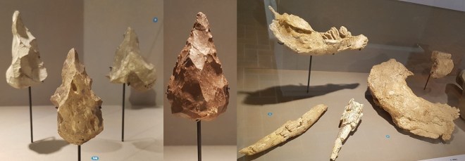 Terra Amata bifaces y elefante