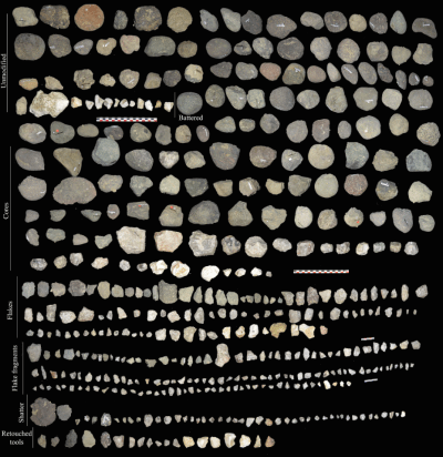 Conjunto lítico T3-MNK Skull