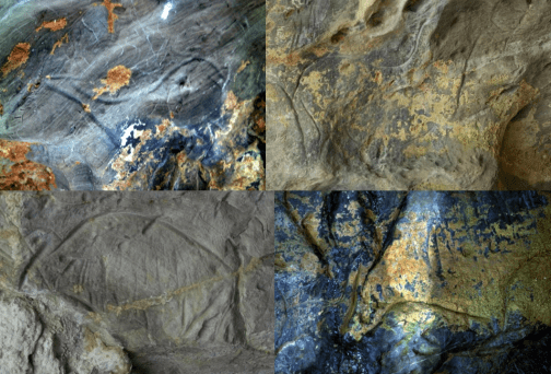 La Lluera I detalles de grabados