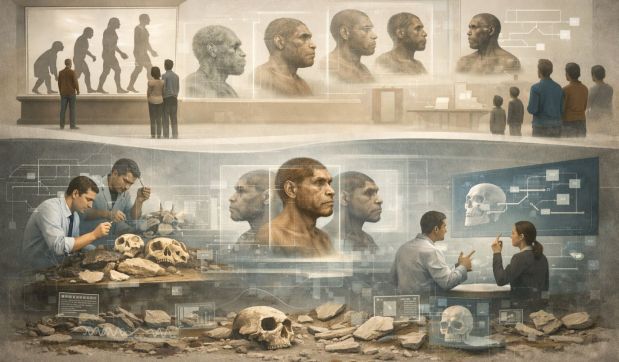 La comunicación científica de la evolución humana: del déficit al diálogo&nbsp;digital