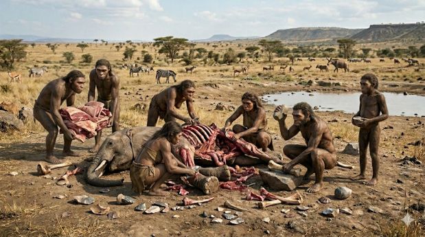 Un elefante procesado en EAK (Olduvai) hace 1,78 Ma: implicaciones para el origen de la&nbsp;cooperación